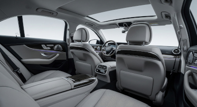Comfortable interior of an Autolux Business category vehicle